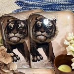 Plateau BONCOEURS Motif tigre