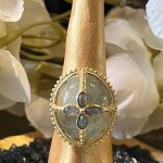 Bague pierre grise
